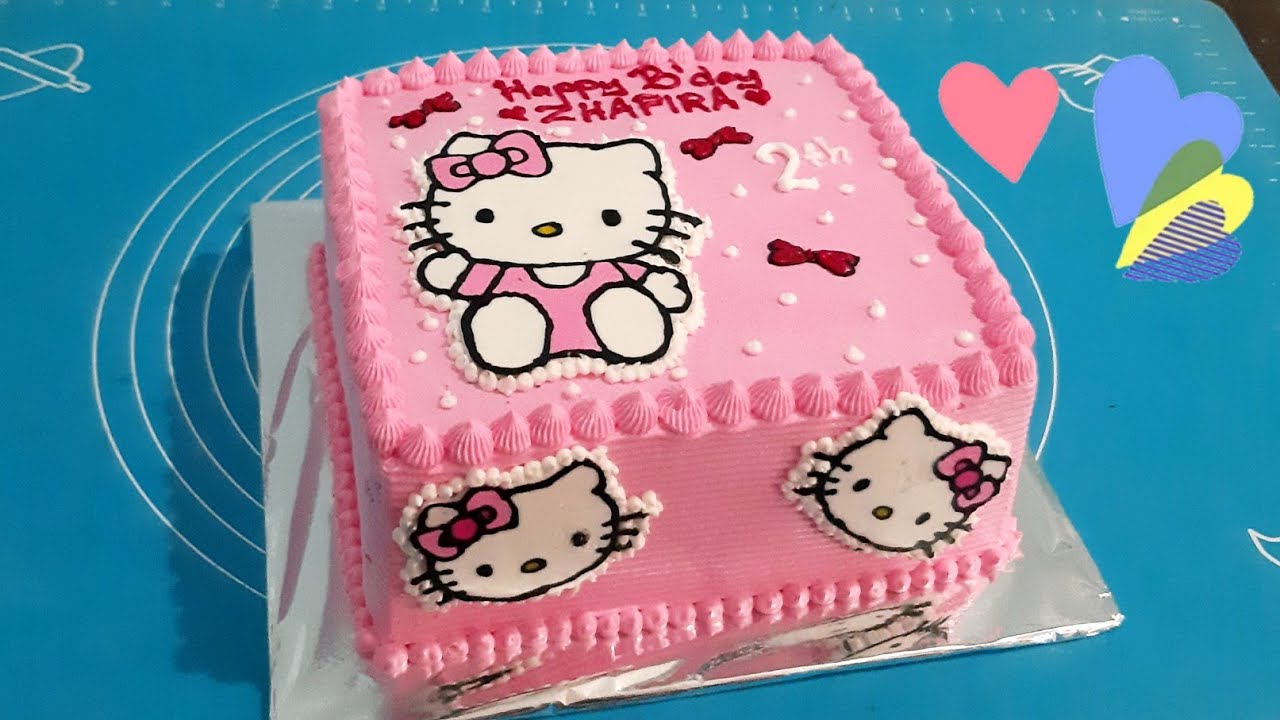 Detail Kue Karakter Hello Kitty Nomer 5