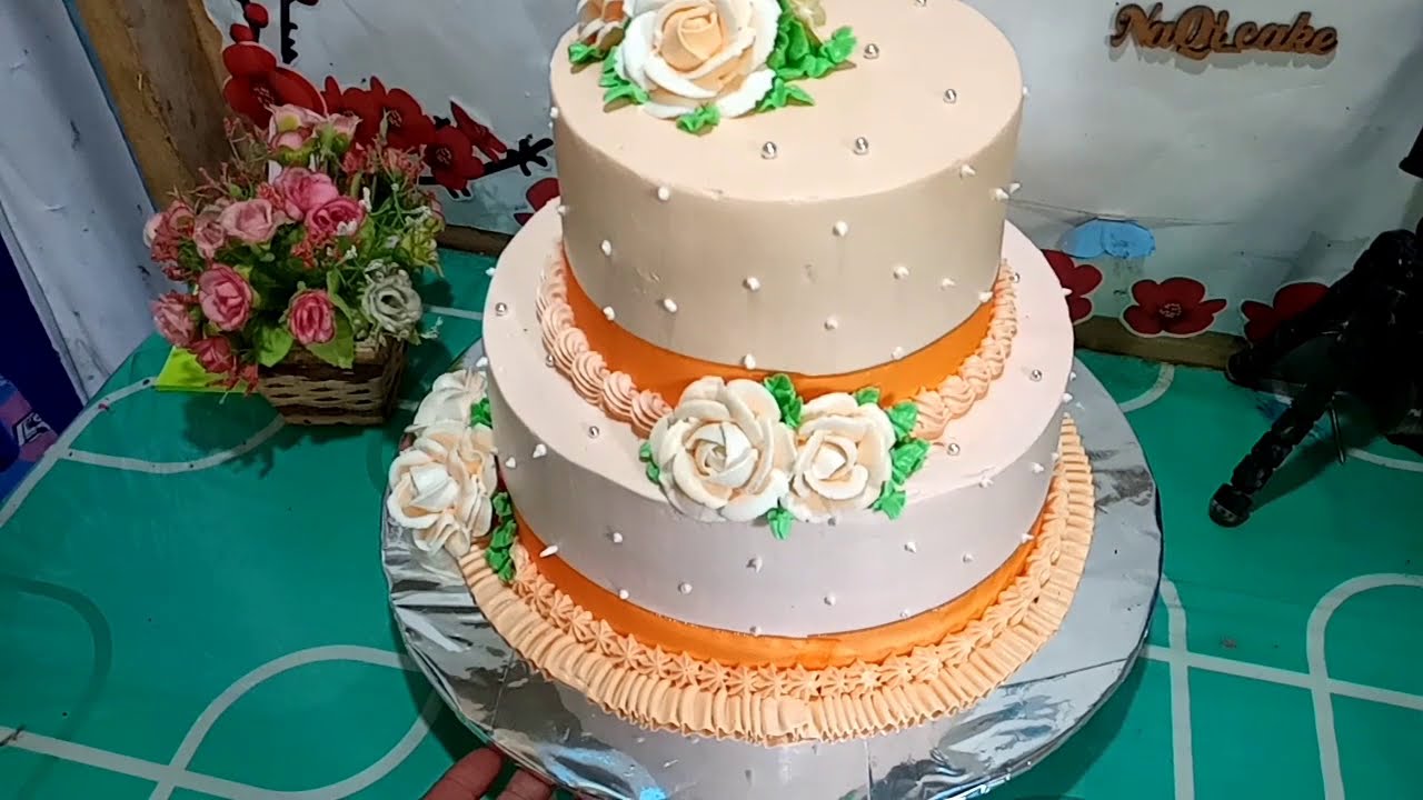 Detail Kue Pengantin 3 Tingkat Buttercream Nomer 25