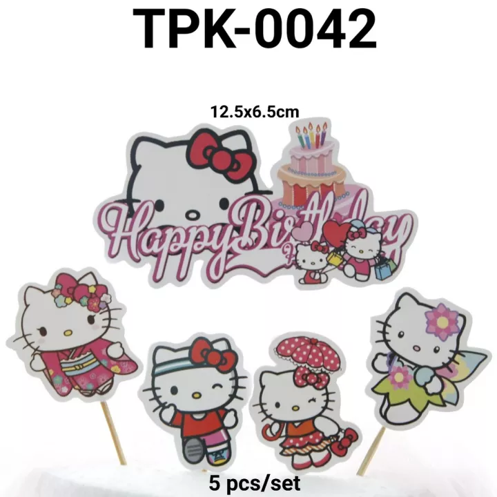 Detail Kue Tar Hello Kitty Nomer 30