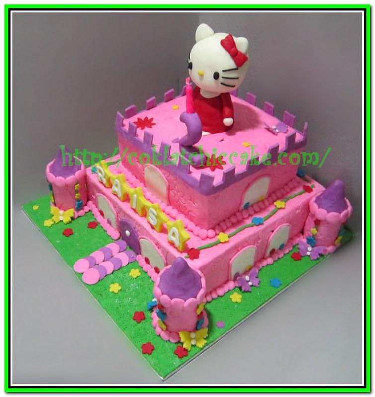 Detail Kue Ulang Tahun Gambar Hello Kitty Nomer 41