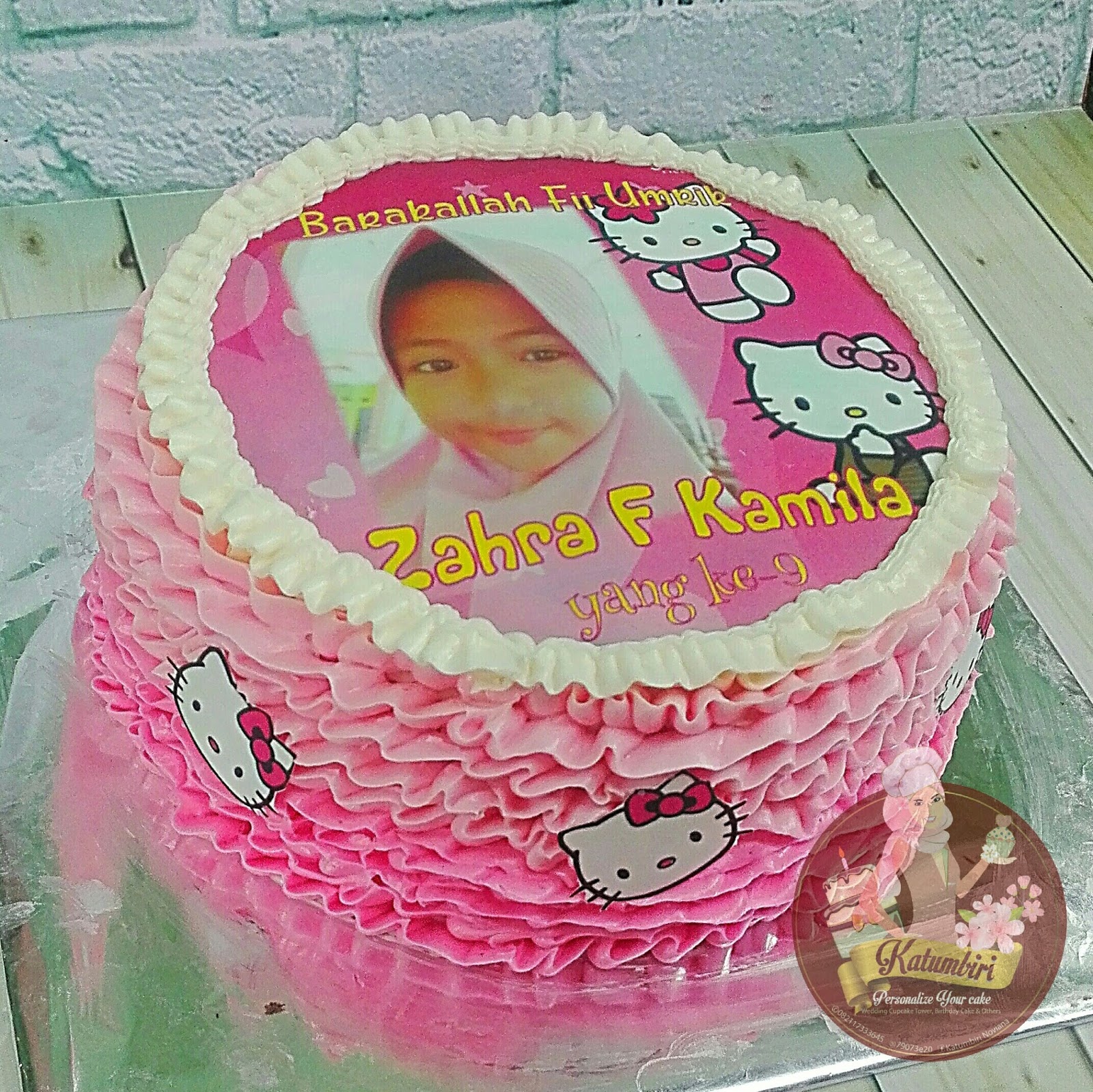 Detail Kue Ulang Tahun Tema Hello Kitty Nomer 17