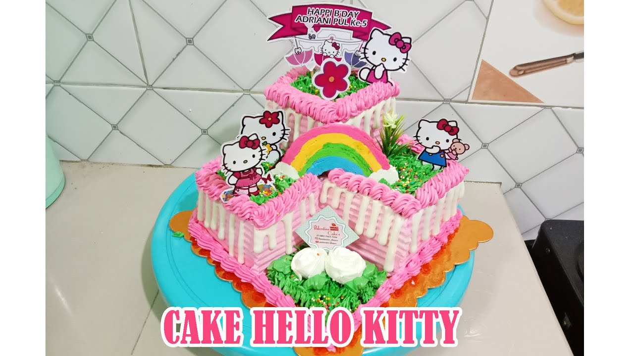 Detail Kue Ulang Tahun Tema Hello Kitty Nomer 43