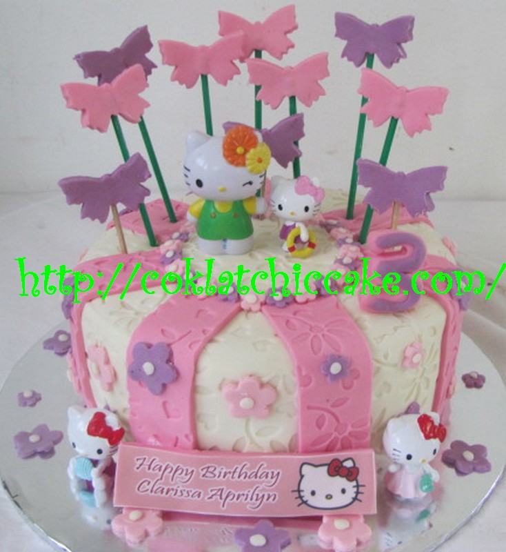 Detail Kue Ulang Tahun Tema Hello Kitty Nomer 46