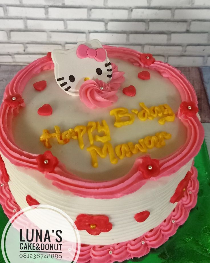 Detail Kue Ulang Tahun Tema Hello Kitty Nomer 47