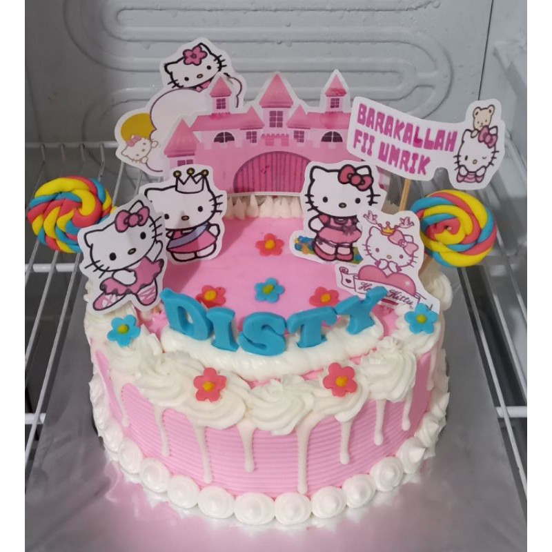 Detail Kue Ulang Tahun Tema Hello Kitty Nomer 8