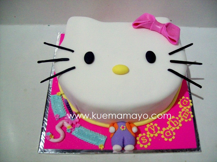 Detail Kue Ultah Bentuk Hello Kitty Nomer 24