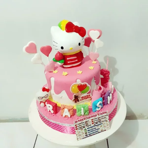 Detail Kue Ultah Bentuk Hello Kitty Nomer 30