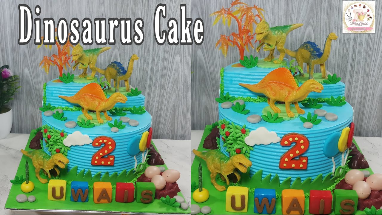 Detail Kue Ultah Dinosaurus Buttercream Nomer 27