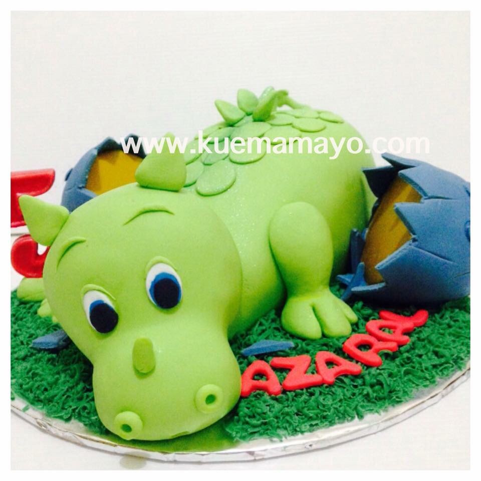 Detail Kue Ultah Dinosaurus Buttercream Nomer 44