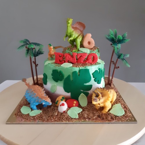 Detail Kue Ultah Dinosaurus Buttercream Nomer 47