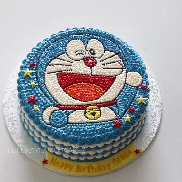 Detail Kue Ultah Doraemon Buttercream Nomer 2