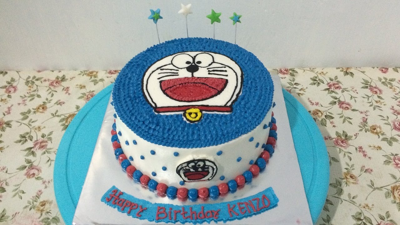 Detail Kue Ultah Doraemon Buttercream Nomer 21