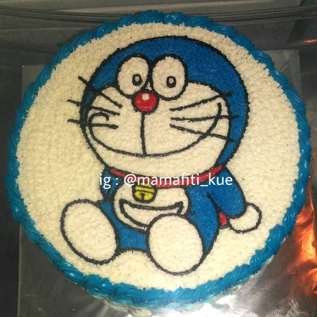 Detail Kue Ultah Doraemon Buttercream Nomer 32