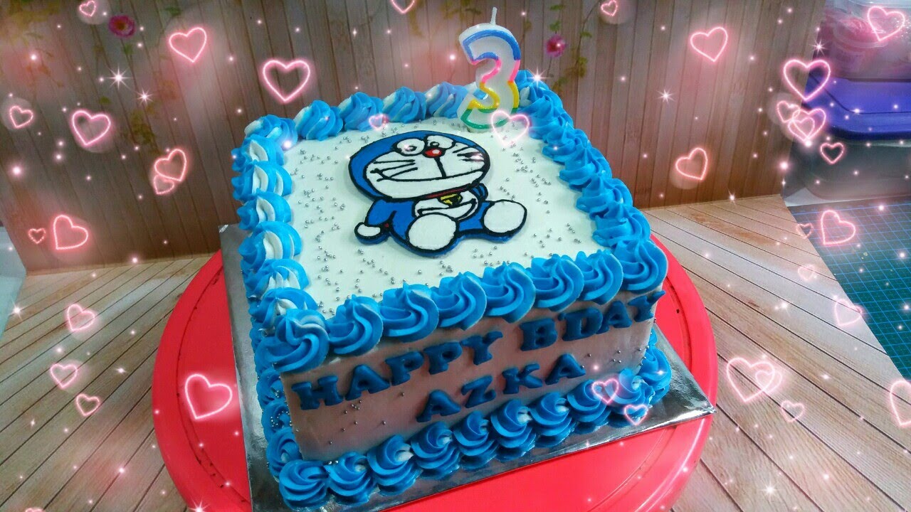 Detail Kue Ultah Doraemon Buttercream Nomer 6