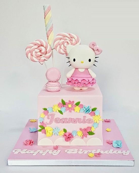 Detail Kue Ultah Gambar Hello Kitty Nomer 46