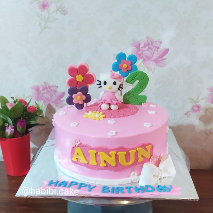 Detail Kue Ultah Hello Kitty Ungu Nomer 2