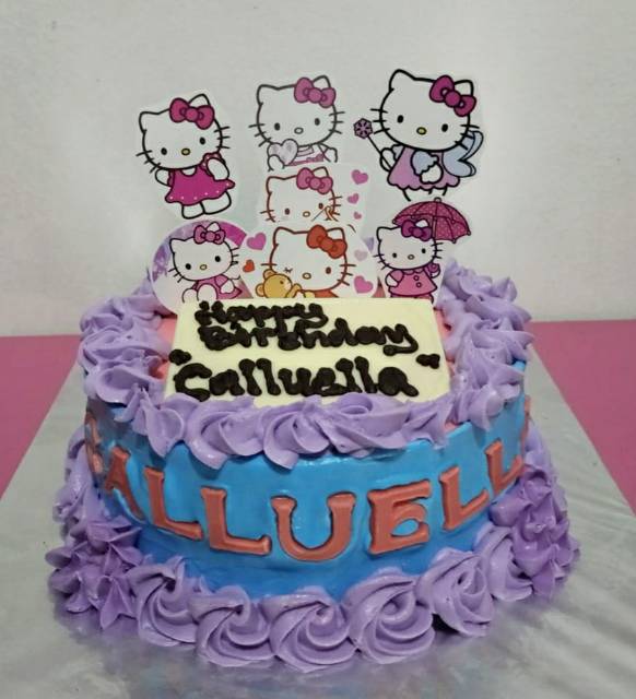 Detail Kue Ultah Hello Kitty Ungu Nomer 3