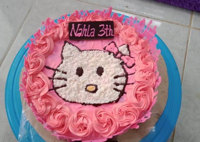 Detail Kue Ultah Hello Kitty Ungu Nomer 30