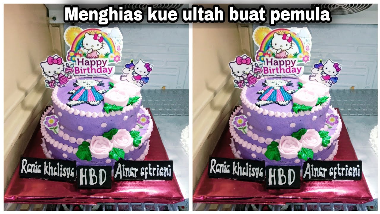 Detail Kue Ultah Hello Kitty Ungu Nomer 5