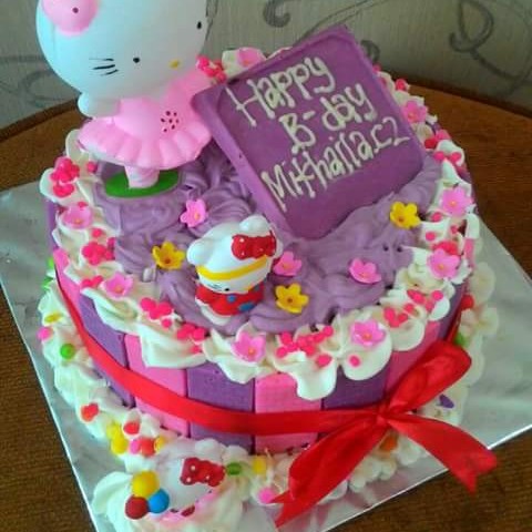 Detail Kue Ultah Hello Kitty Ungu Nomer 36