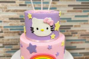 Detail Kue Ultah Hello Kitty Ungu Nomer 40