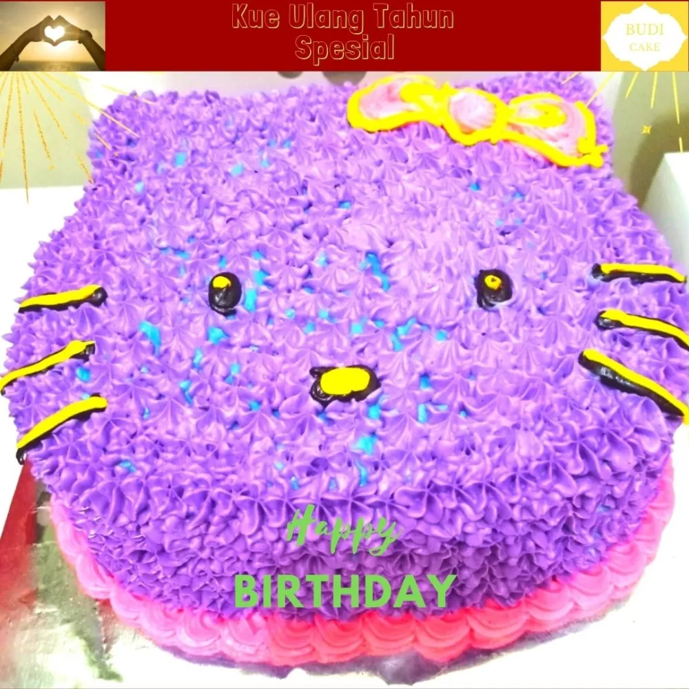 Detail Kue Ultah Hello Kitty Ungu Nomer 46