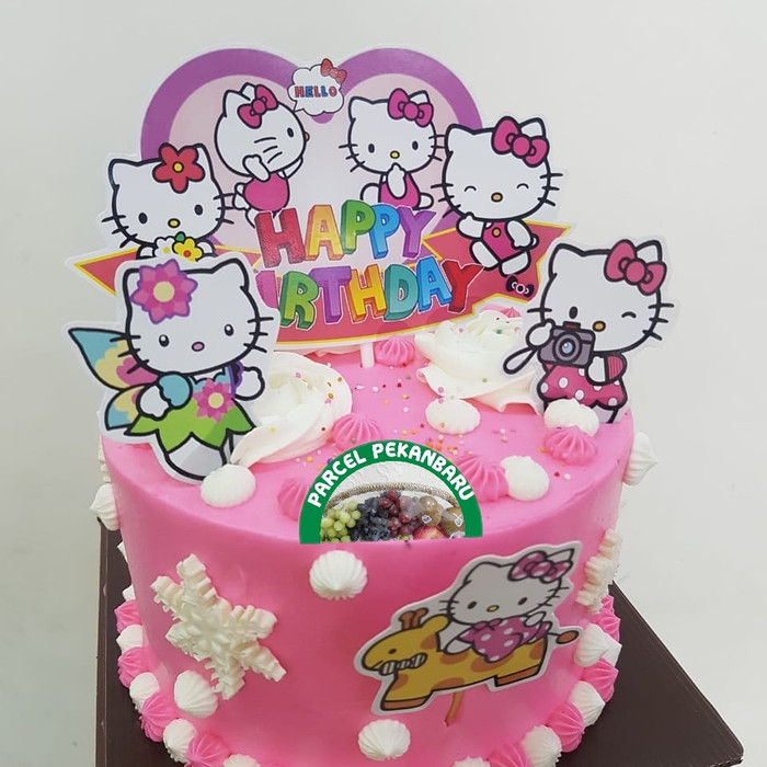 Detail Kue Ultah Karakter Hello Kitty Nomer 23