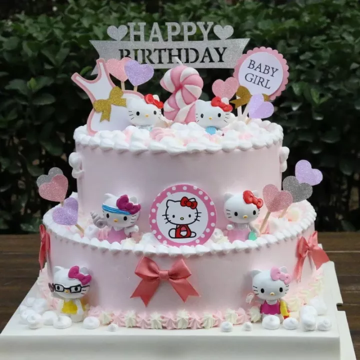 Detail Kue Ultah Karakter Hello Kitty Nomer 40