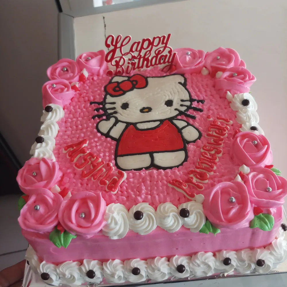 Detail Kue Ultah Karakter Hello Kitty Nomer 43