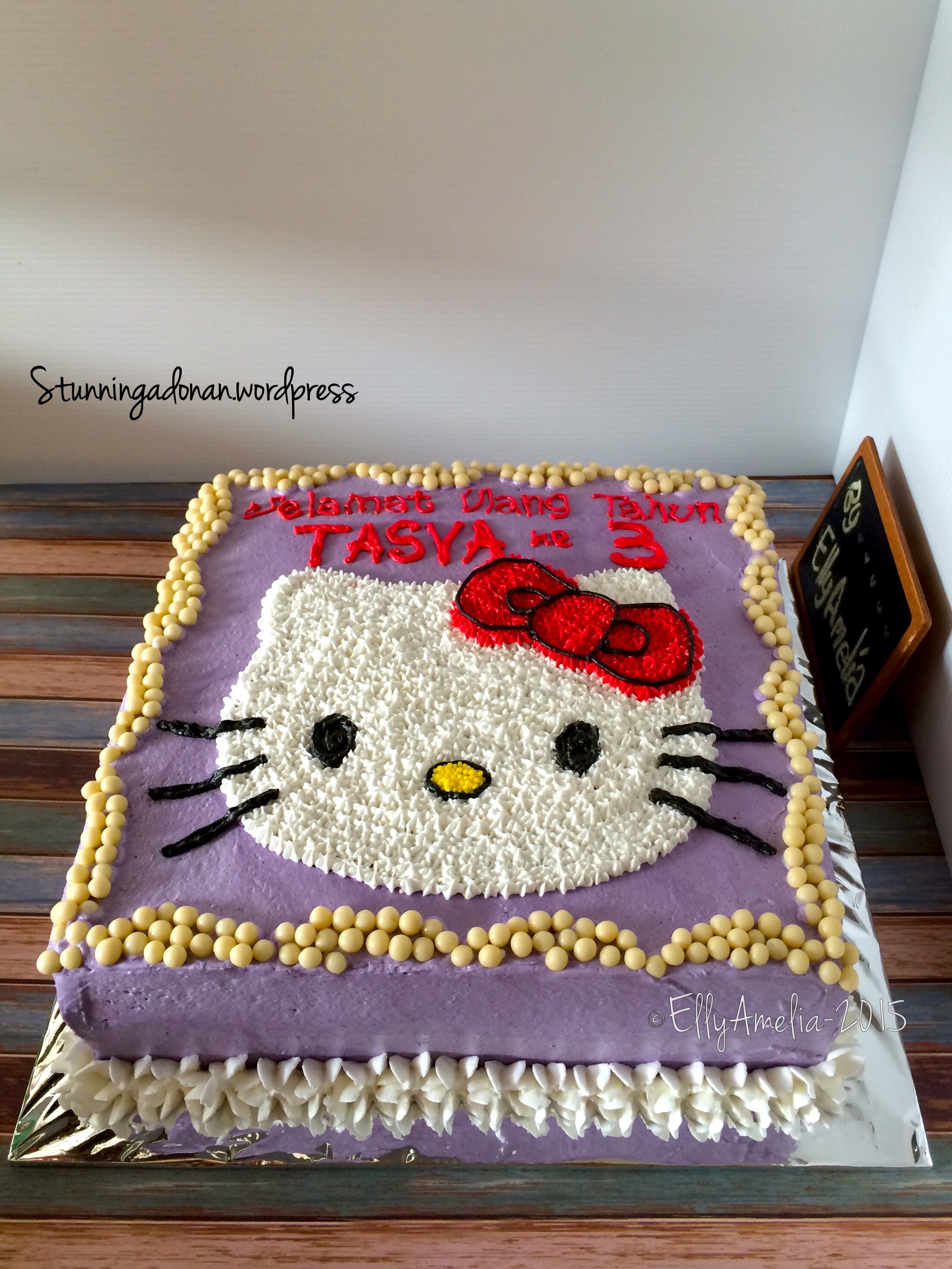 Detail Kue Ultah Karakter Hello Kitty Nomer 48