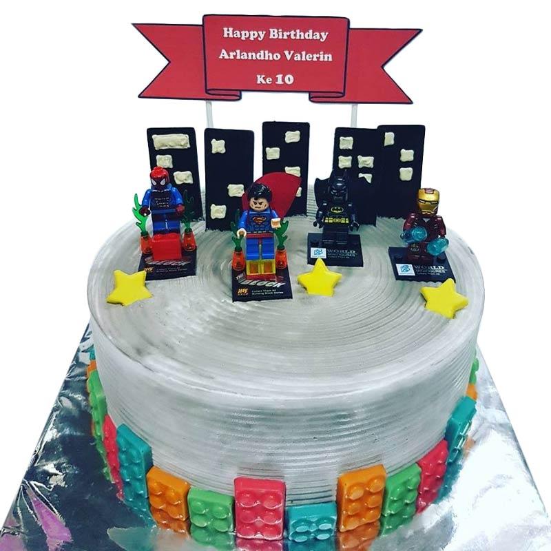 Detail Kue Ultah Lego Buttercream Nomer 23