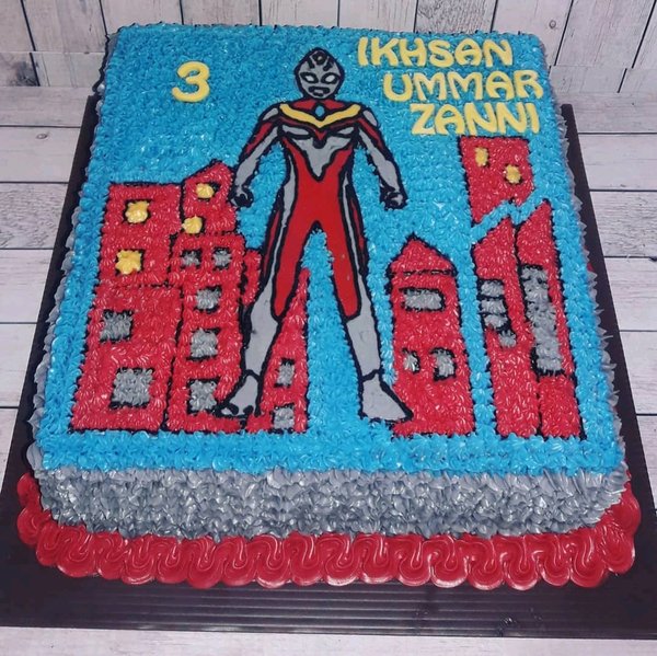 Detail Kue Ultah Robot Buttercream Nomer 16