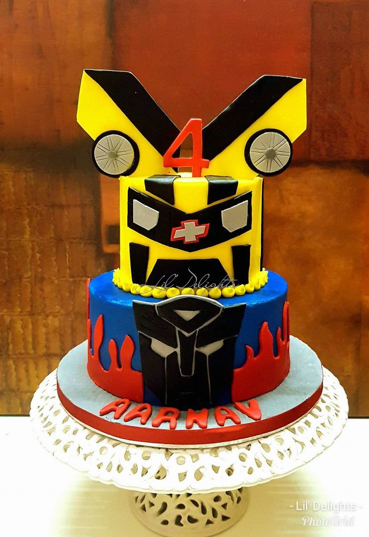 Detail Kue Ultah Robot Buttercream Nomer 3