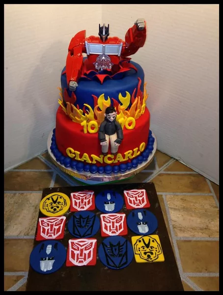 Detail Kue Ultah Robot Buttercream Nomer 26