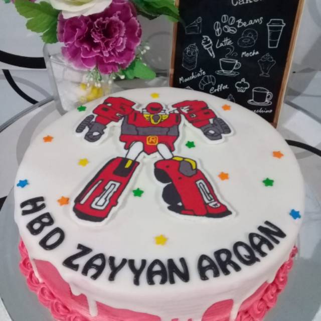 Detail Kue Ultah Robot Buttercream Nomer 29