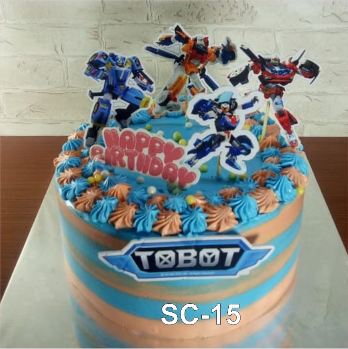 Detail Kue Ultah Robot Buttercream Nomer 31