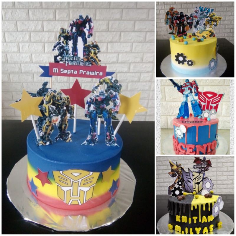 Detail Kue Ultah Robot Buttercream Nomer 34