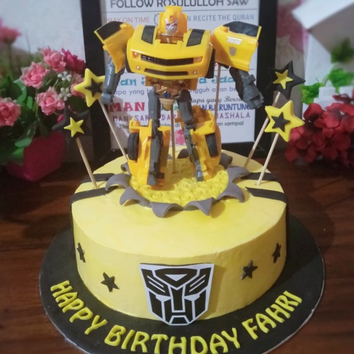 Detail Kue Ultah Robot Buttercream Nomer 39