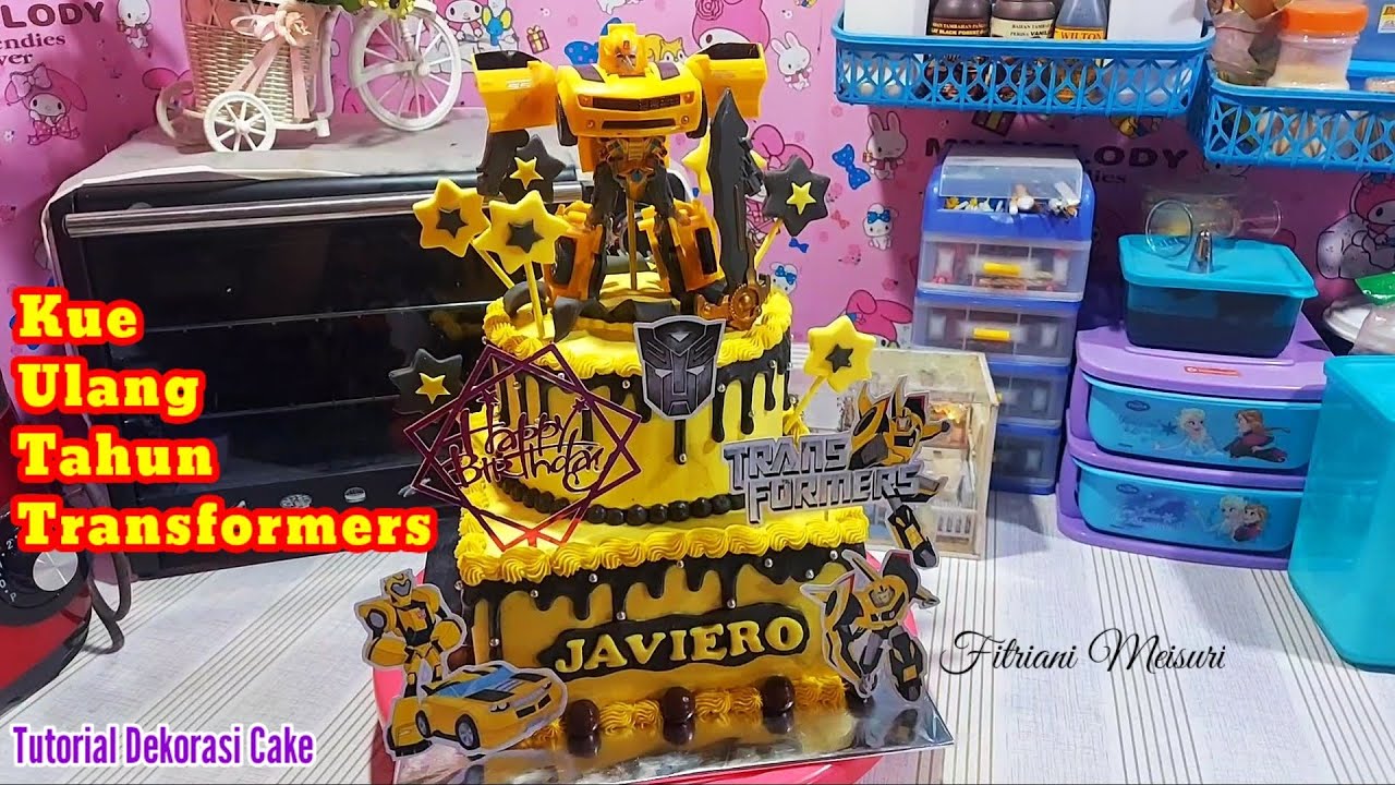 Detail Kue Ultah Robot Buttercream Nomer 47