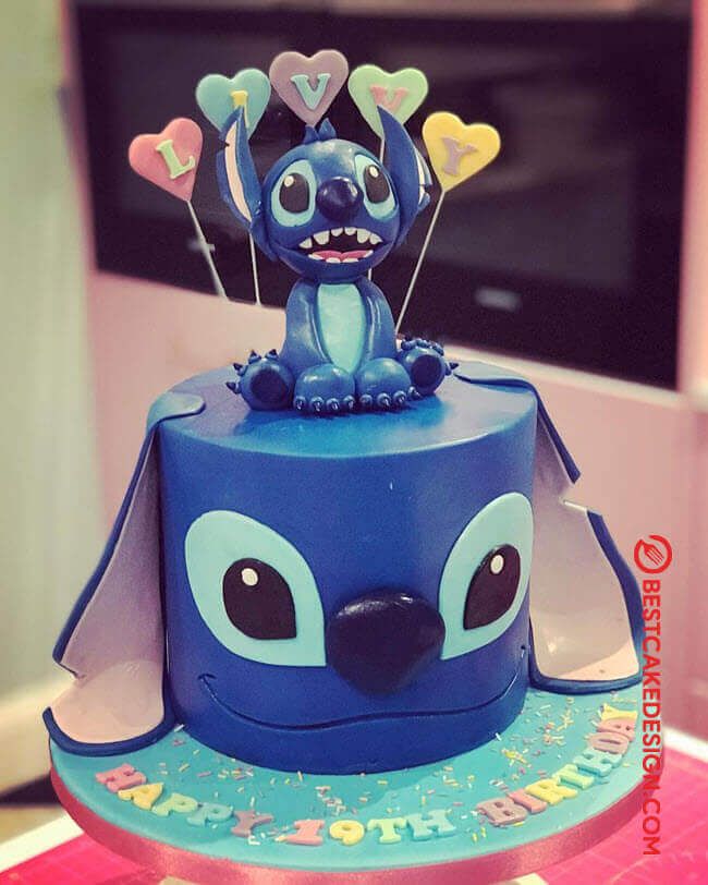 Detail Kue Ultah Stitch Nomer 39