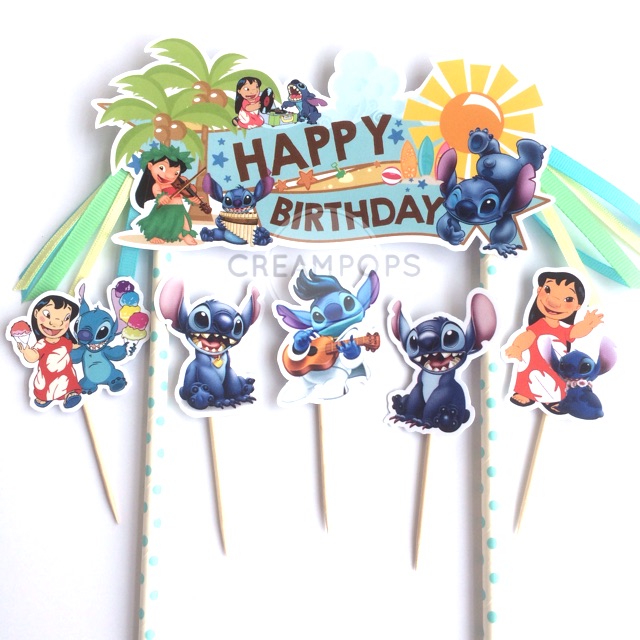 Detail Kue Ultah Stitch Nomer 44