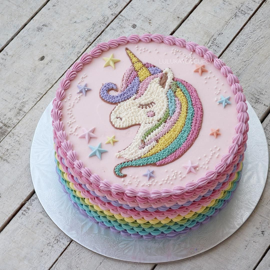 Detail Kue Ultah Unicorn Buttercream Nomer 2