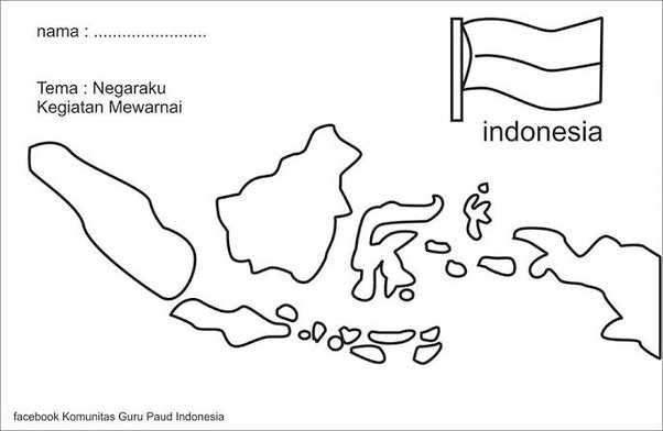 Detail Kumjpulan Gambar Peta Indonesia Untuk Mewarnai Nomer 12