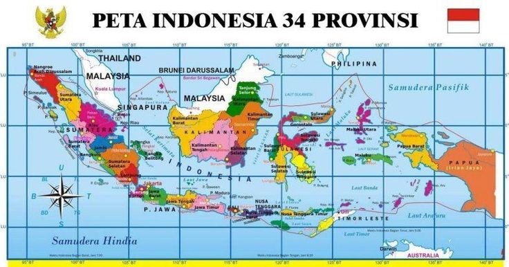 Detail Kumjpulan Gambar Peta Indonesia Untuk Mewarnai Nomer 13