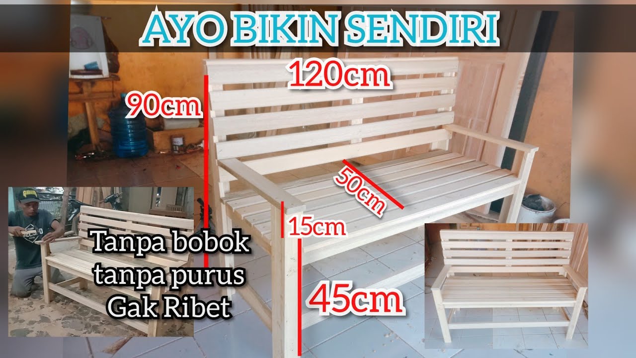 Detail Kumpulan Cara Membuat Kursi Kayu Nomer 11