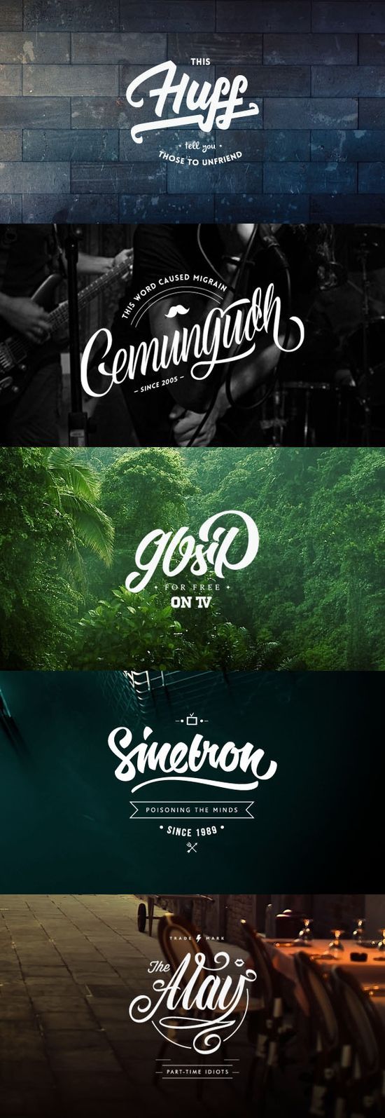 Kumpulan Font Typography - KibrisPDR