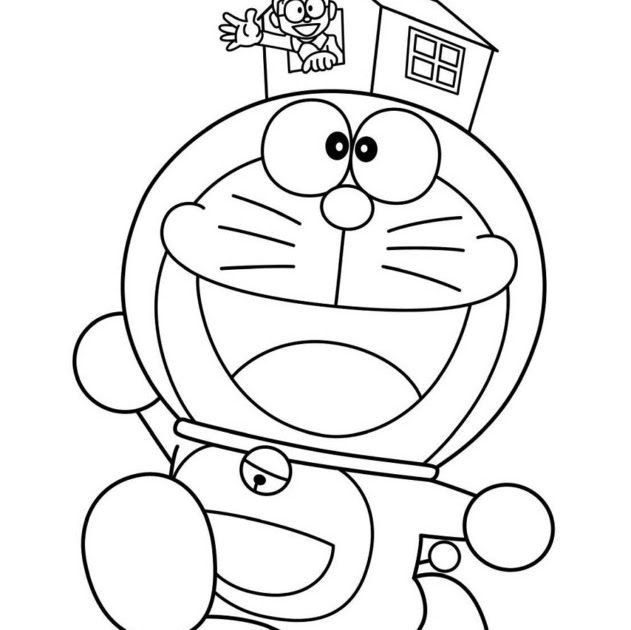 Detail Kumpulan Gambar Mewarnai Doraemon Nomer 21