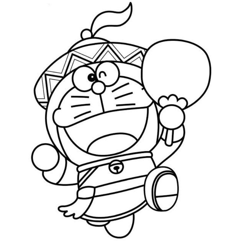 Detail Kumpulan Gambar Mewarnai Doraemon Nomer 42