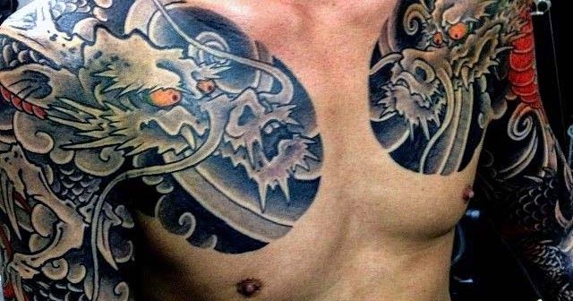 Detail Kumpulan Gambar Tato Di Dada Keren Berwarna Nomer 2