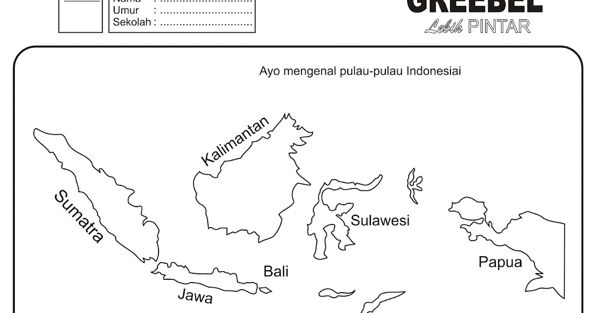 Detail Kumpulan Gambar Untuk Mewarnai Peta Indonesia Nomer 6